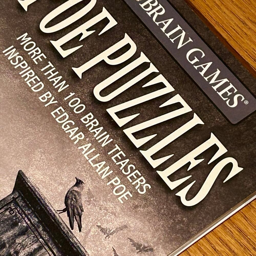 POE PUZZLES Brain Games 100+ Brain Teasers Inspired by Edgar Allan Poe